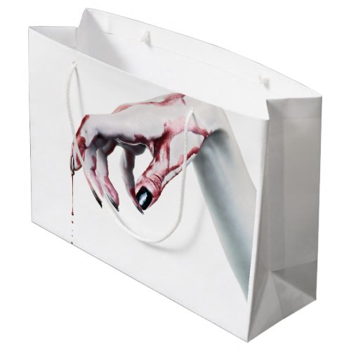 125lx4wx9h Large Gift Bag zombie blood drip vampi