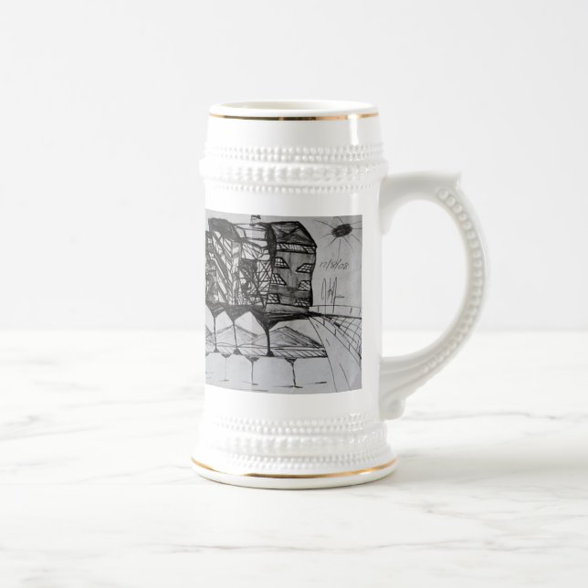 12 8 08 BEER STEIN (Right)