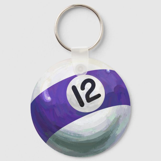 12 Ball Keychain (Front)