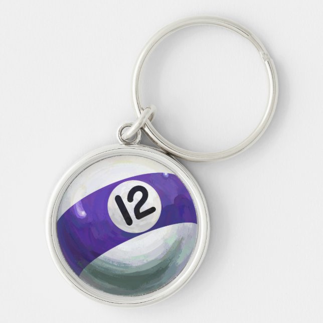 12 Ball Keychain (Front)