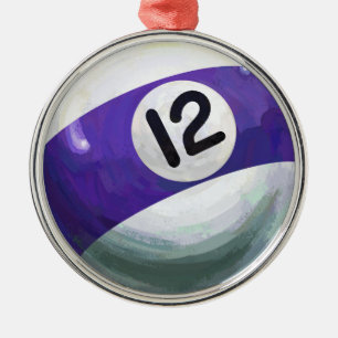 12 Ball Metal Ornament