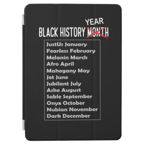 12 Black History Month African American Black Prid iPad Air Cover