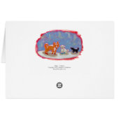 12 boots fun dogs cute modern folk art painting (Back Horizontal)