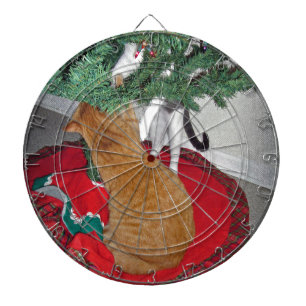 12 Cats a-Climbing Dart Board