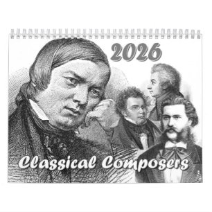 12 Composers / 12 Combinations, 2026 Calendar