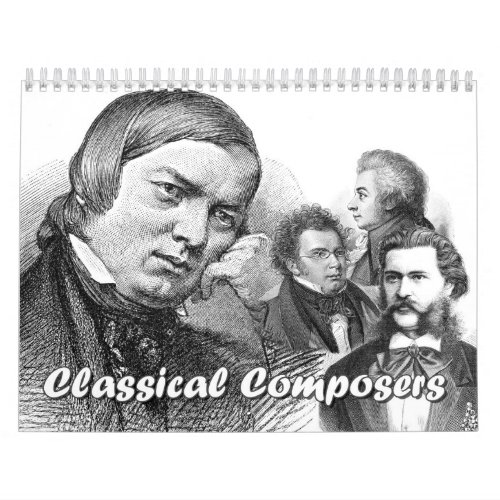 12 Composers  12 Combinations Calendar