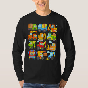 12 construction vehicles machinery construction si T-Shirt