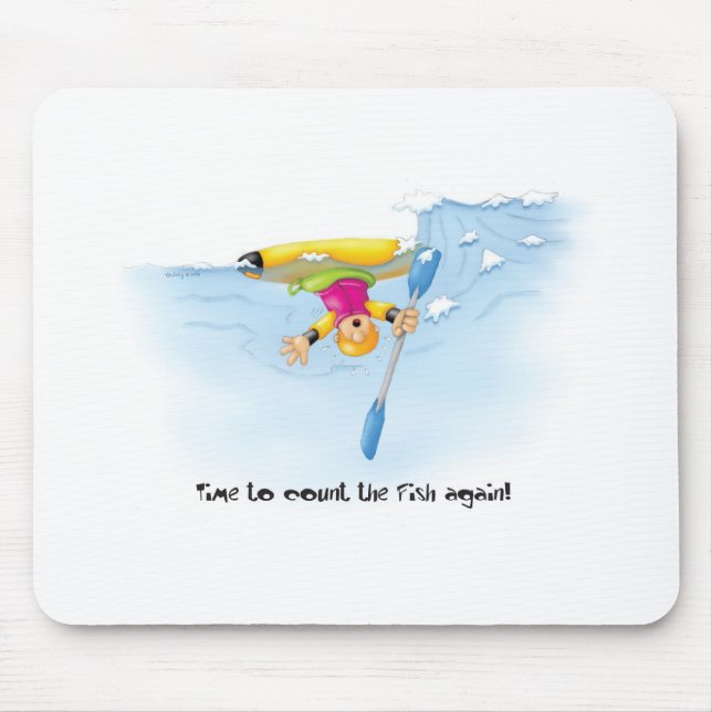 12_counting_fish mouse pad (Front)