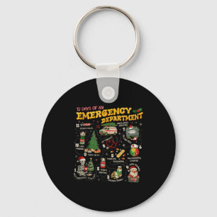 12 Days Of An Emergency Department, Er Nurse Chris Keychain