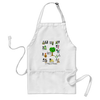 12 Days of Christmas Adult Apron