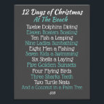 12 Days of Christmas Beach lovers sign<br><div class="desc">We changed up the 12 days of Christmas just a little for the Beach Lover on your Christmas list. This is a size 8x10 but you may change to any size you want. Professional photo print ready for your favorite tropical frame. See our store for lots of other unique gift...</div>