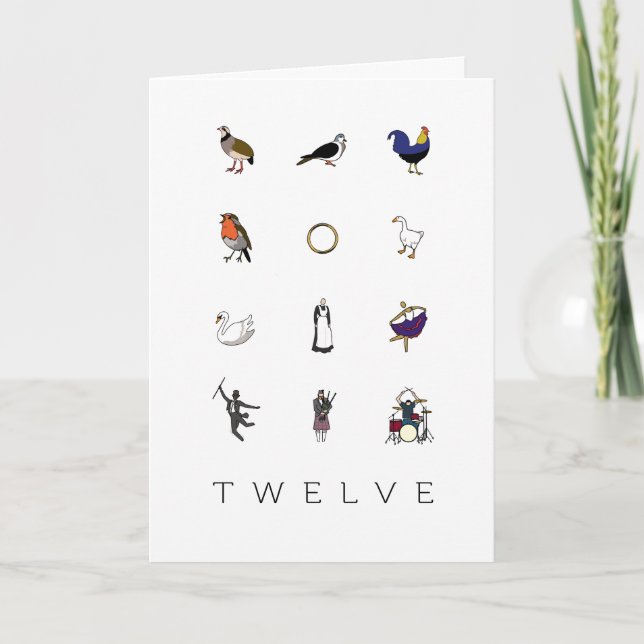 12 Days of Christmas Card (Front)