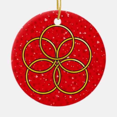 12 Days of Christmas Ceramic Ornament