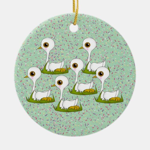 12 Days of Christmas Ceramic Ornament