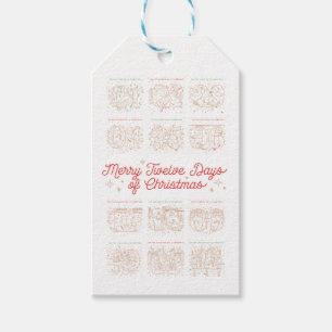 12 DAYS OF CHRISTMAS / Christmas Gift Tag