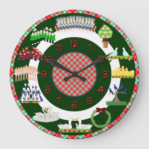 12 days of christmas clock