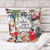 12 Days of Christmas Pillow