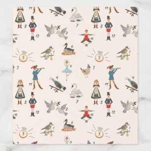 12 Days of Christmas Envelope Liner