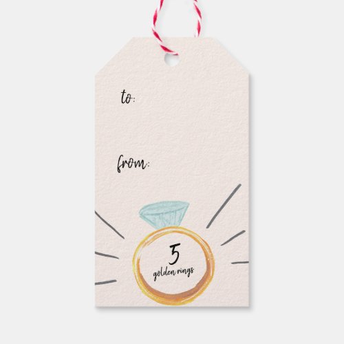 12 Days of Christmas Gift Tags