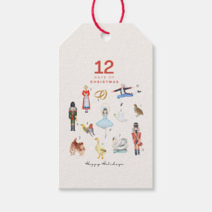 12 DAYS OF CHRISTMAS GIFT TAGS