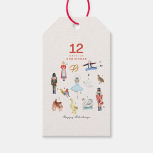 12 DAYS OF CHRISTMAS GIFT TAGS