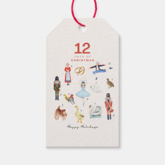 12 DAYS OF CHRISTMAS GIFT TAGS