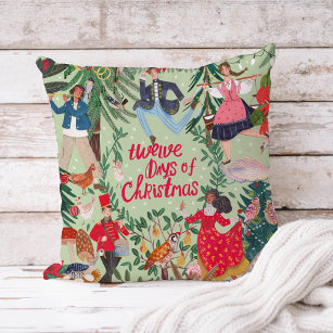 12 Days Of Christmas Pillow | Little Birdie