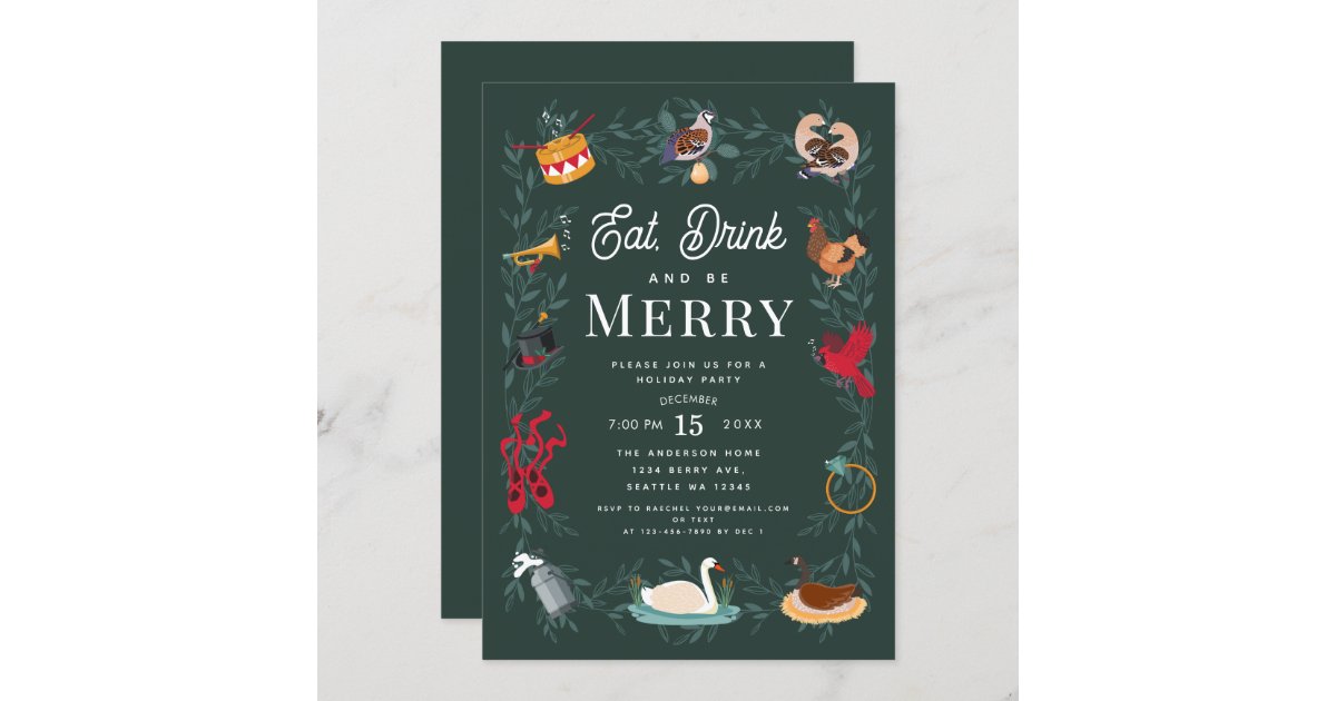 12-days-of-christmas-holiday-party-invitation-zazzle