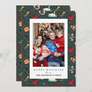 12 Days of Christmas House Holiday Family Photo