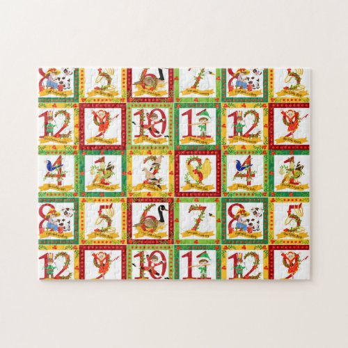 12 Days of Christmas Jigsaw Puzzle