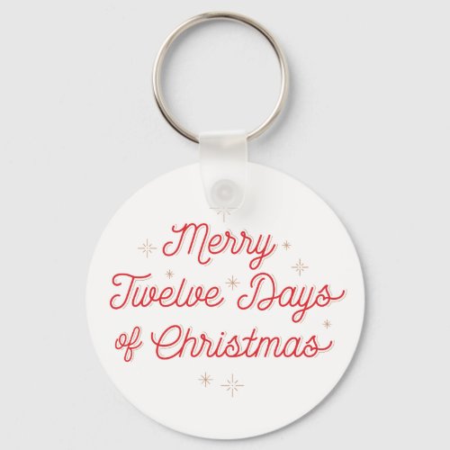 12 Days of Christmas Keychain