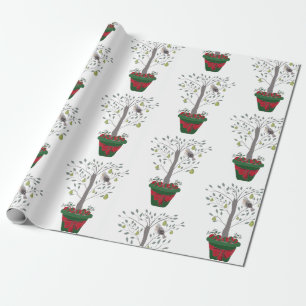 12 Days of Christmas Partridge in a Pear Tree Wrapping Paper