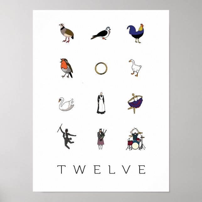 12 Days of Christmas Poster (Front)