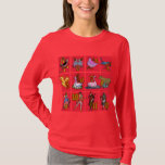 12 Days Of Christmas T-shirts, Apparel, Gifts T-shirt at Zazzle