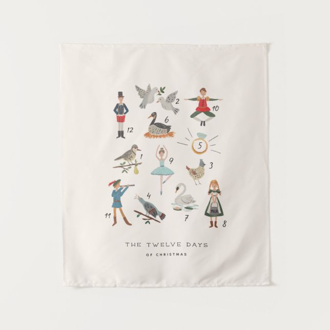 12 Days of Christmas Tapestry (Front)