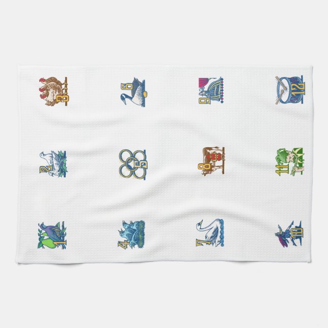 12 Days of Christmas Towel (Horizontal)