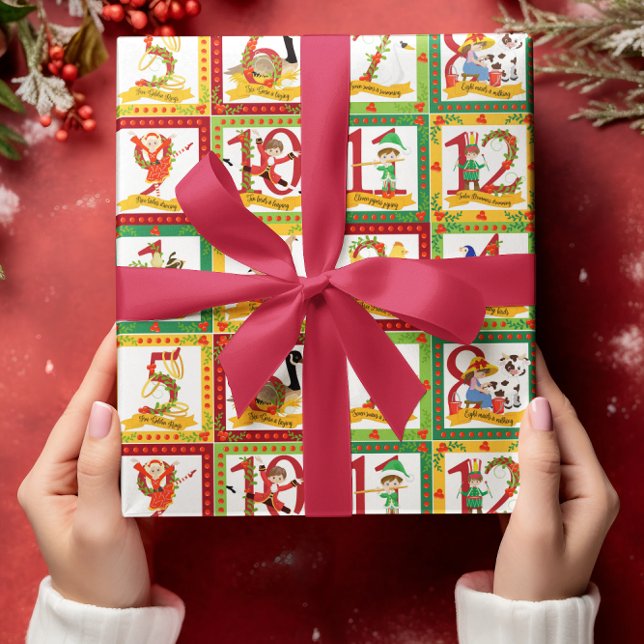 12 Days of Christmas Wrapping Paper (12 Days of Christmas Wrapping Paper)