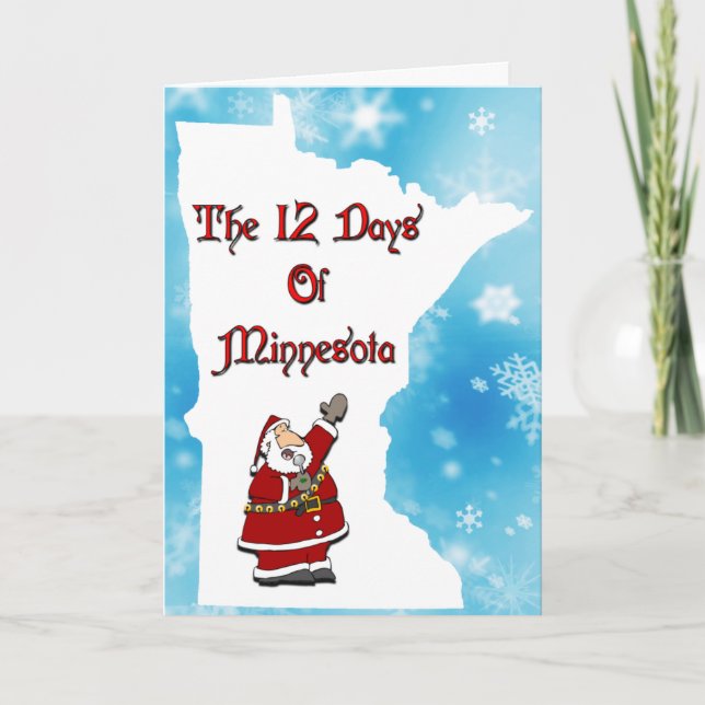 12 Days of Minnesota Card (Front)
