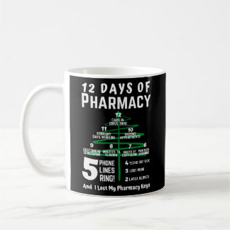12 Days Of Pharmacy Tree Pharmacist Coffee Mug