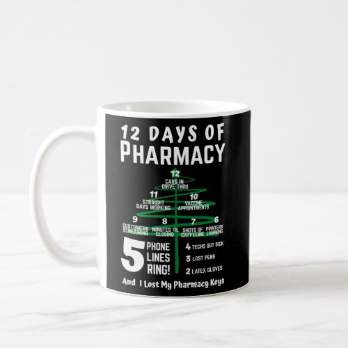 12 Days Of Pharmacy Tree Pharmacist Coffee Mug