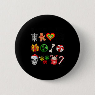 12 Days Of Radiology Xray Tech Ct Mri Merry Christ Button