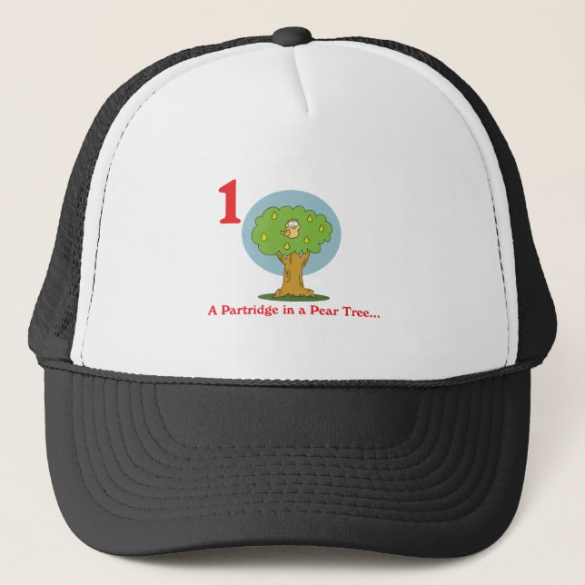 12 days partridge in a pear tree trucker hat (Front)