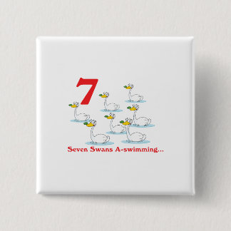 12 days seven swans a-swimming button