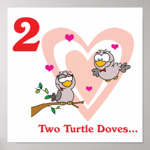 12 days two turtle doves poster