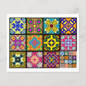 12 Different Tea Bag Tiles - Origami Folding (Front)