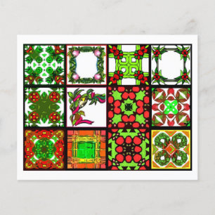 12 Different Tea Bag Tiles - Origami Folding Flyer