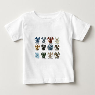 12 Dragons - dnd inspired  Baby T-Shirt