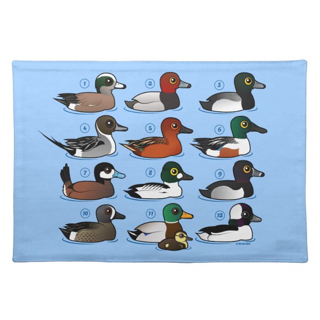 12 Ducks Cloth Placemat (Front)