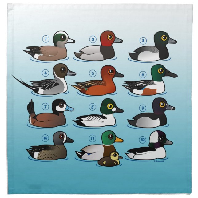 12 Ducks Napkin (Front)