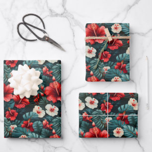 #12 Floral Pattern Wrapping Paper Sheets